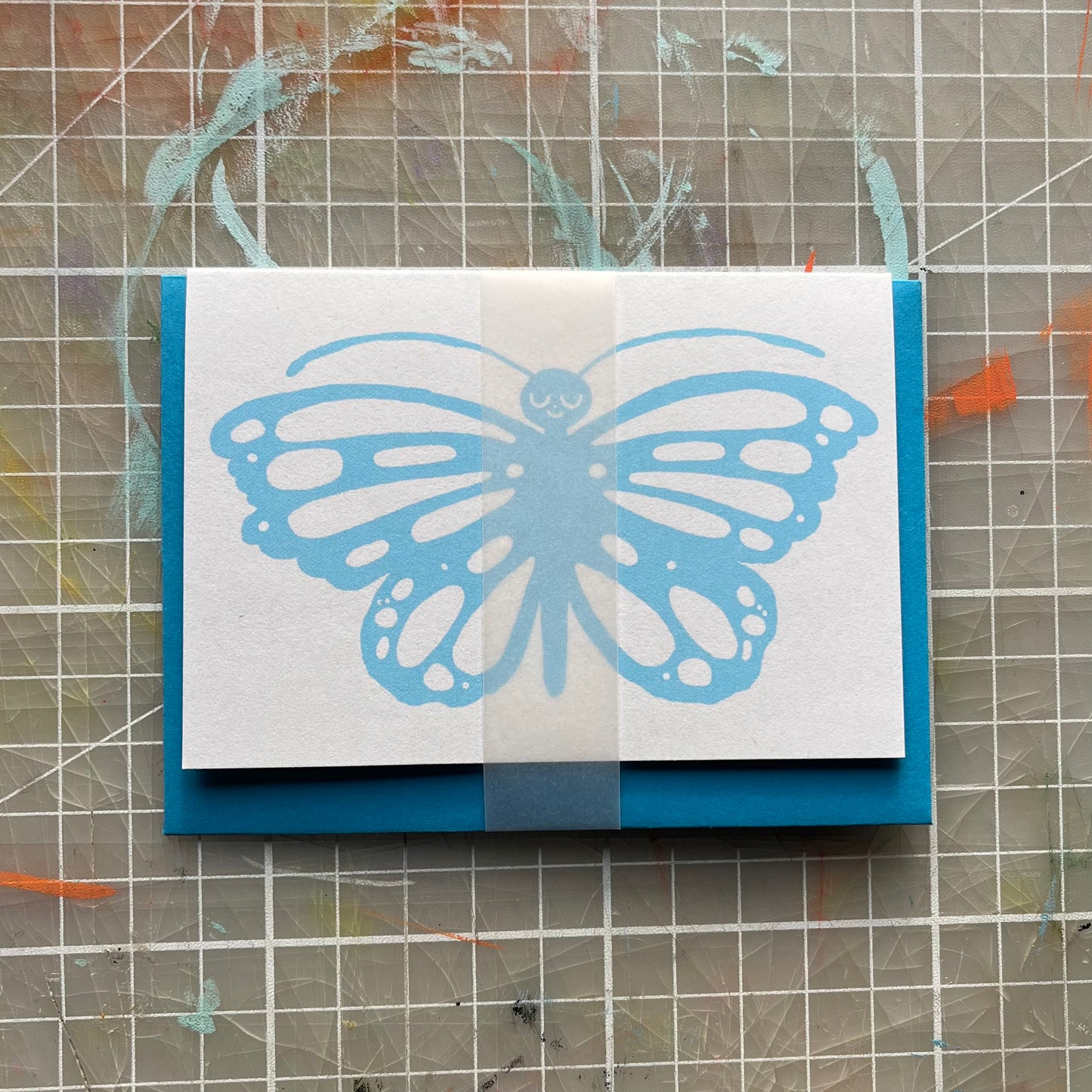 happy butterfly : a7 card