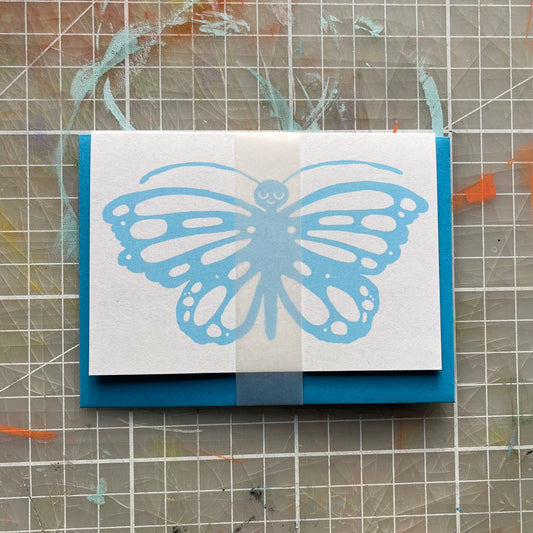 happy butterfly : a7 card