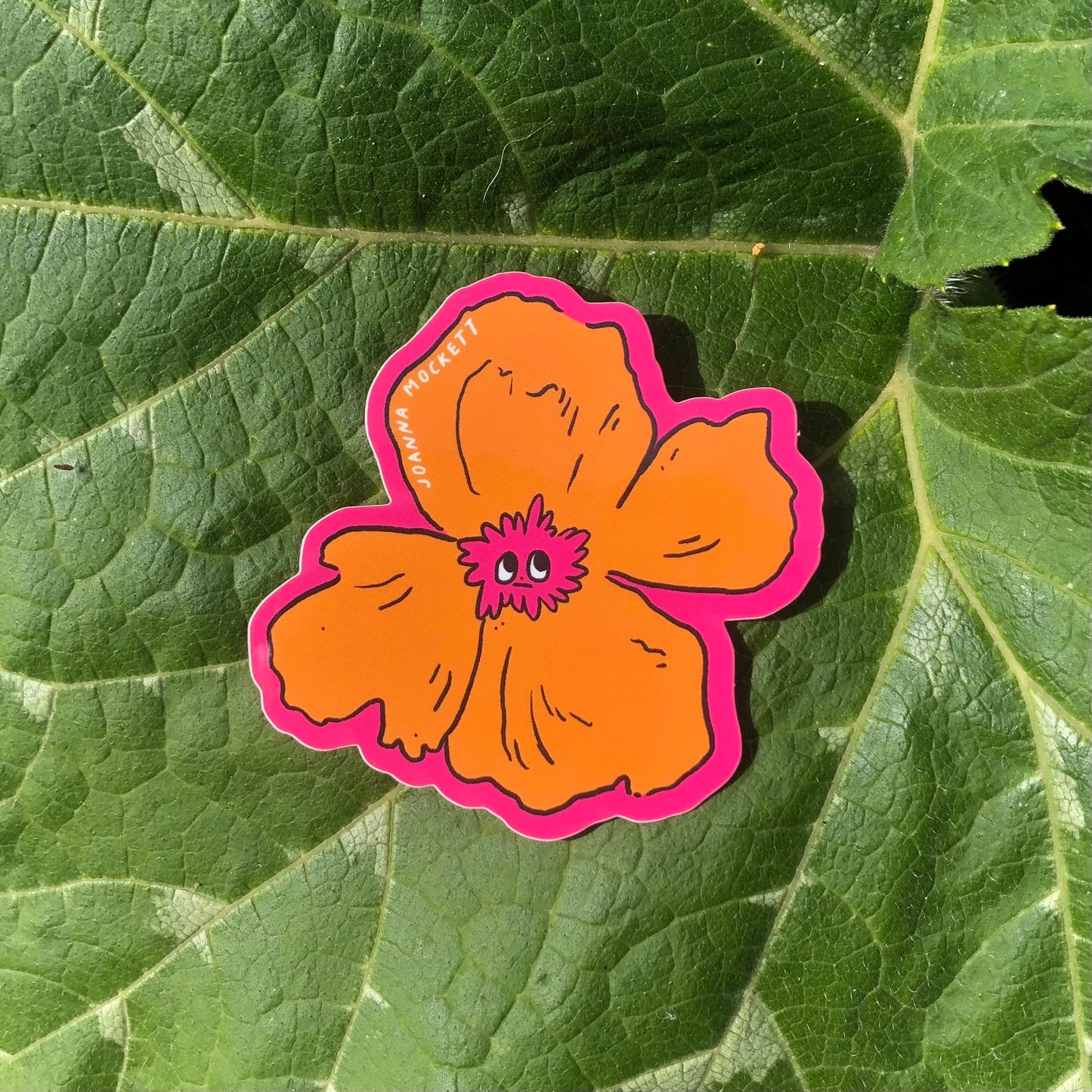 awkward flower : vinyl sticker